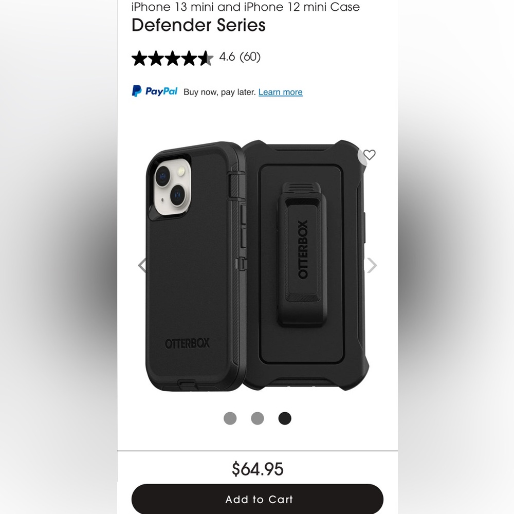 Super heavy duty defender otter case for iPhone 12 mini